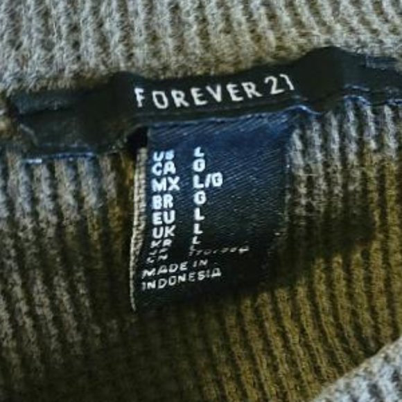 Forever 21 Thermal Crop Top - Picture 6 of 8